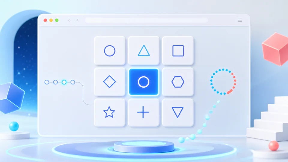 無料でできるNバック課題ブラウザゲーム